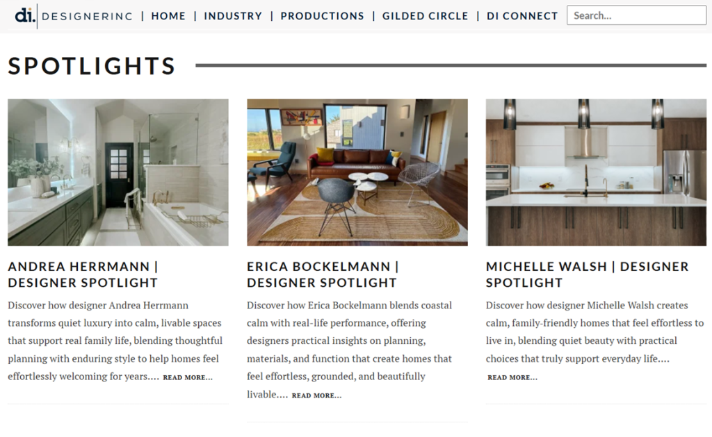 DesignerInc Designer Spotlight